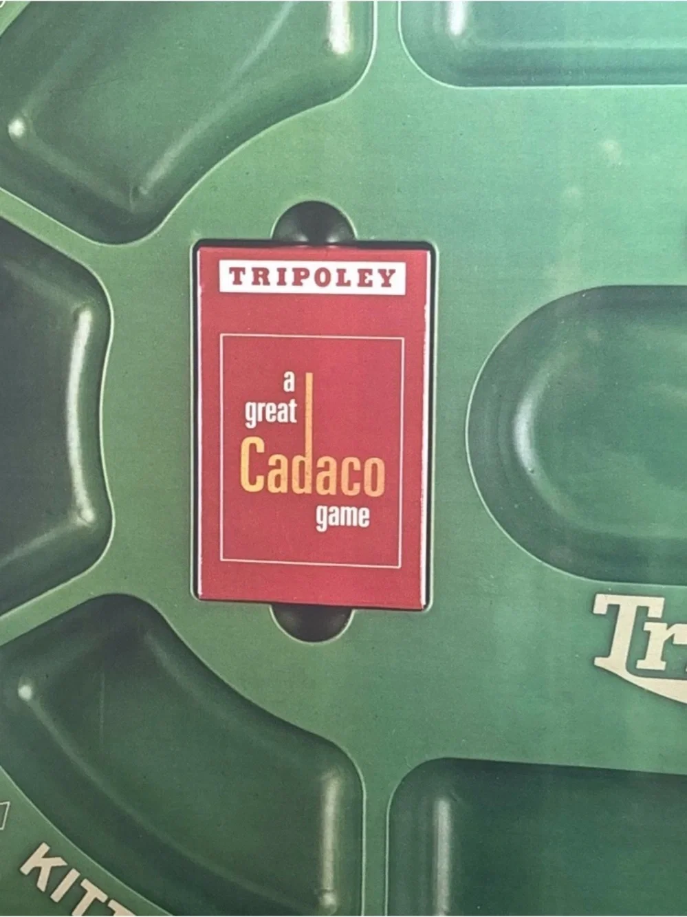 Vintage 1968 Cadaco Tripoley Board Game Special Edition 300 Michigan Rummy New